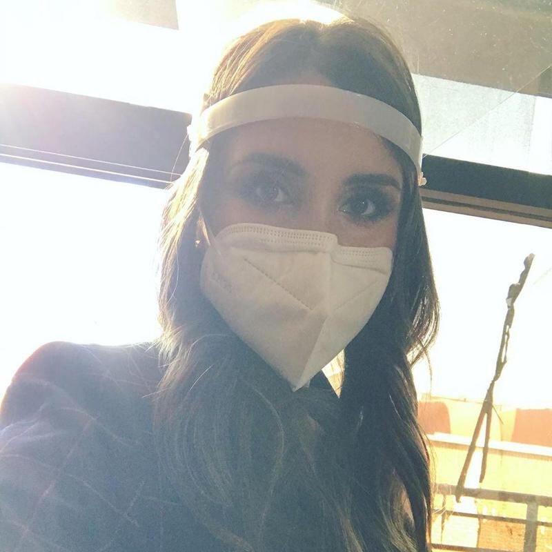 Dulce María se sometió a prubas de COVID-19 cada cuatro días (Foto: HOLA! USA)