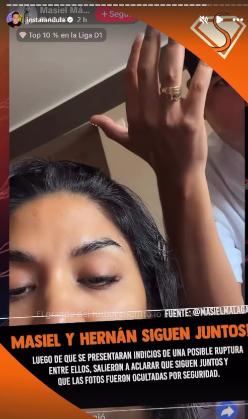 Cantante se luce junto a 'Churrito' Hinostroza. (Instarándula)