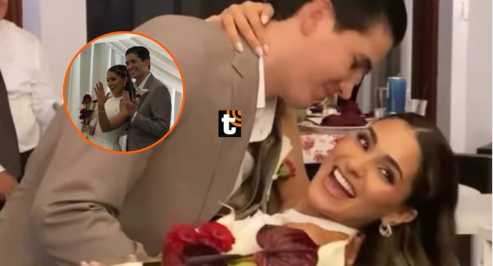 Andrea Arana, conductora de Willax TV, contrae matrimonio civil con Félix Lindo