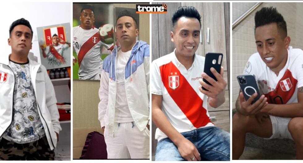 Hinchas vacilan en las redes y piden fotito en las calles al 'doble' de Cuevita. (Trome / isabel Medina)