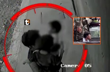 ¡Cámara lo grabó! Sujeto se llevó a dos niños de 2 y 4 años, mientras su madre trabajaba: Fue capturado e...