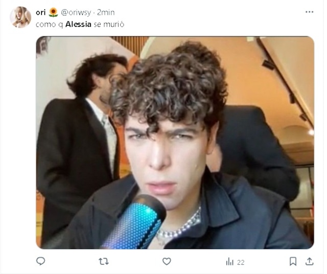 Fallecimiento de Alessi Montalbán impactó a lo usuarios; pero todo fue una pesadilla de Jimmy Gonzales.