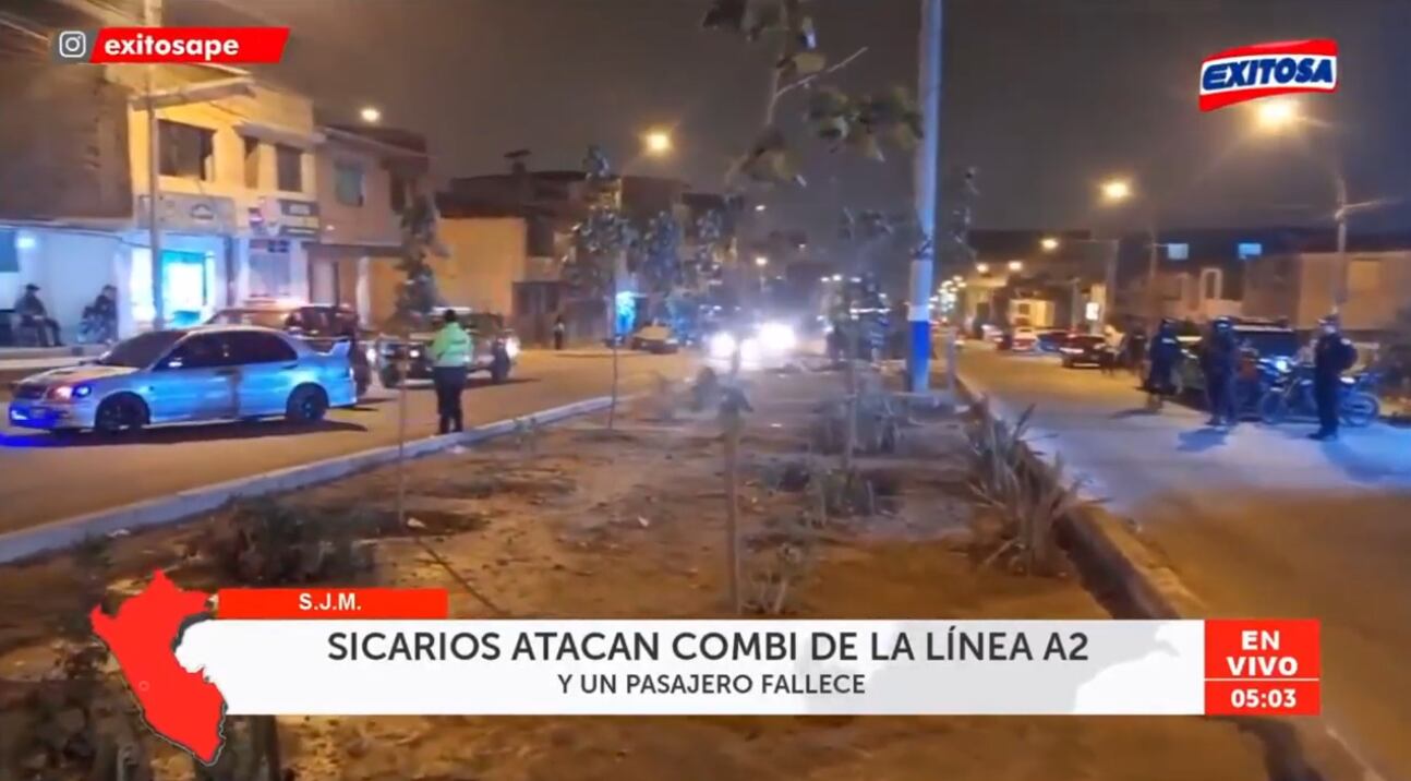 Un pasajero de 25 años resultó herido y posteriormente falleció, luego de que el impacto de bala le cayera en pleno ataque armado a combi.