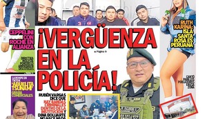 ¡VERGÜENZA EN LA POLICÍA!