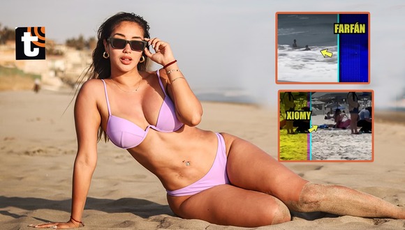 TROME - Jefferson Farfán y Xiomy Kanashiro son captados juntos en la playa