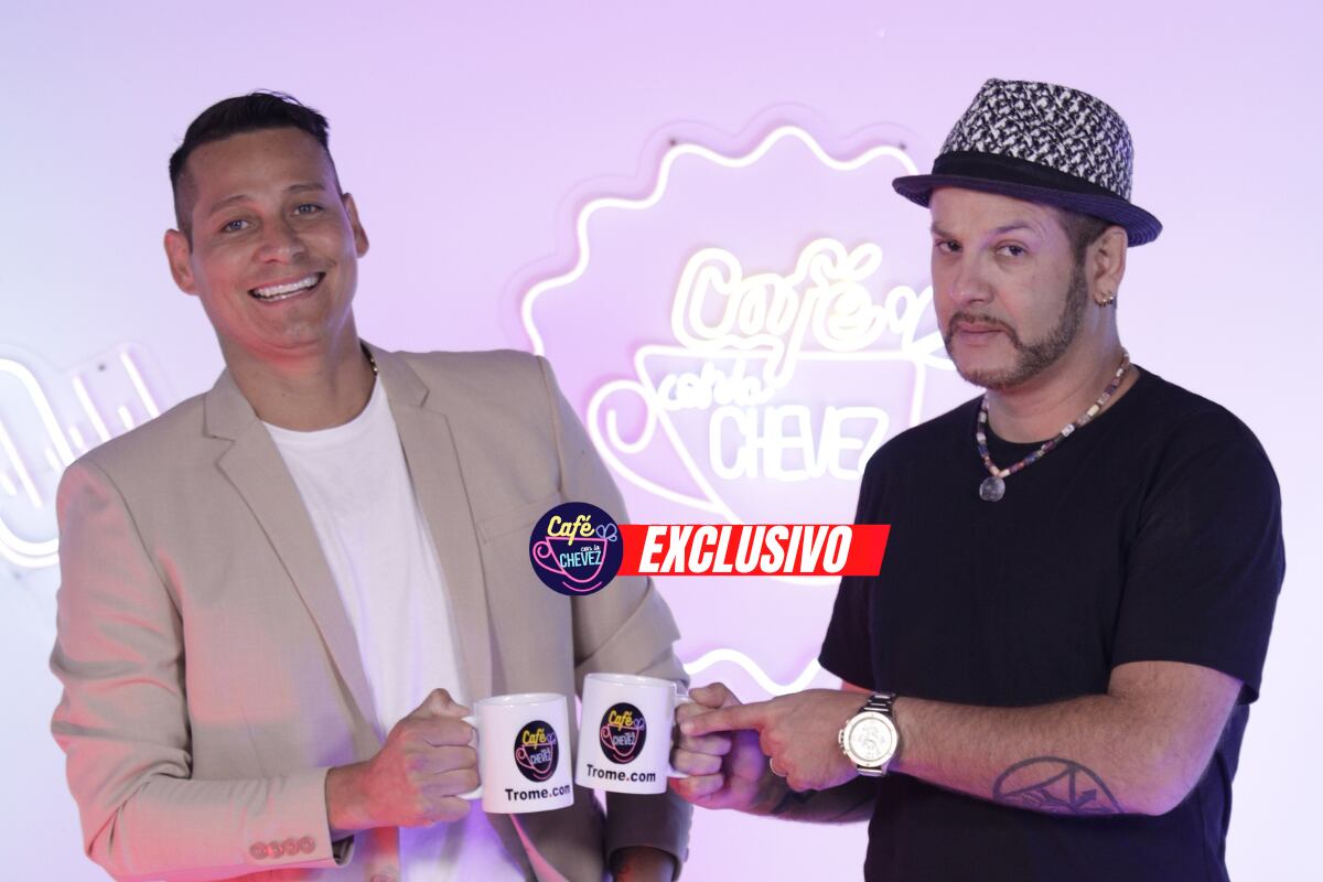 Luigui Carbajal y Ricky Trevitazo se confiesan en entrevista con 'Café con la Chevez'. (Foto: Lenin Tadeo)