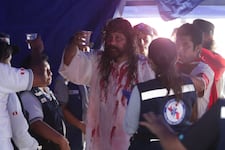 Cristo Cholo sufre descompensación en pleno Vía Crucis en el Cerro San Cristóbal | VIDEO