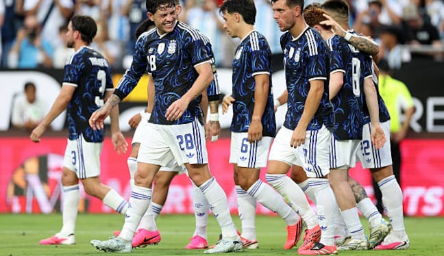 Argentina venció a Honduras 2-0. (Foto: Getty Images)