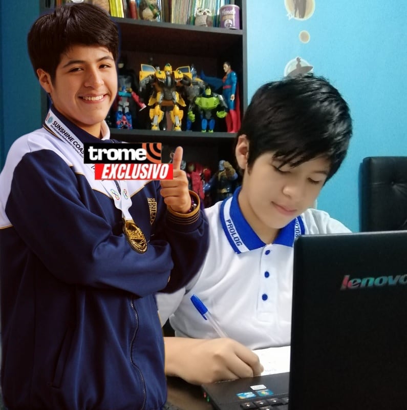 Renato Gaitán, joven talento peruano, acaba de lograr beca para estudiar en el MIT. (Entrevista y Composición foto: Isabel Medina / Trome).