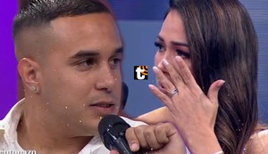 Melissa Klug reaparece con Jesús Barco, llora y se toman de las manos: “No lo he perdonado”