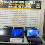 ¡Escolar de día, ladrón de noche! Menor de 13 años roba 12 laptops de su colegio en Sullana