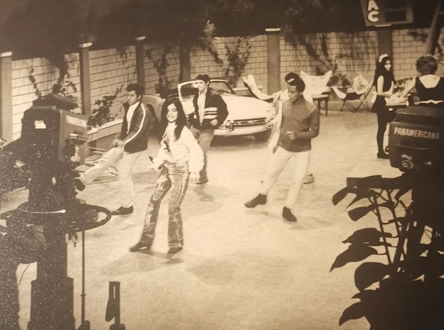 Yola Polastri en el estudio de Panamerican TV (Foto: @yolapolastry)