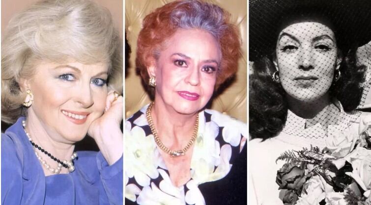 Así lucían las divas Irán Eory, silvia Derbez y María Félix (Foto: Mezcalent)