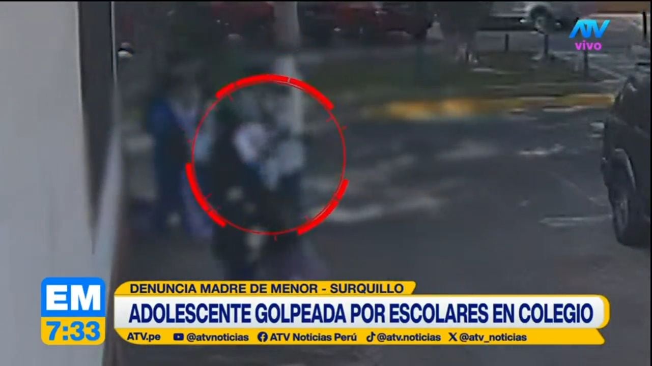 La madre denunció que la agresora es reincidente y que el colegio no ha tomado acciones. Foto: ATV