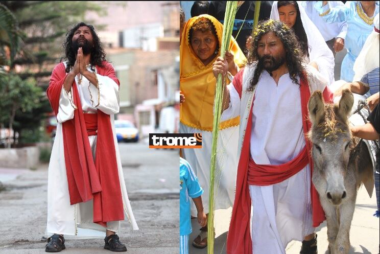 Cristo Cholo volverá a realizar la representación este año. (Entrevista: Isabel Medina / Trome).