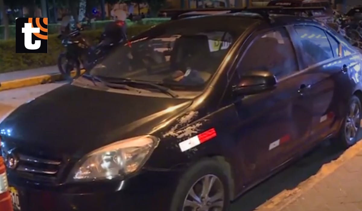 El auto que usaron los delincuentes para tratar de huir si hubieran cometido el asalto.
