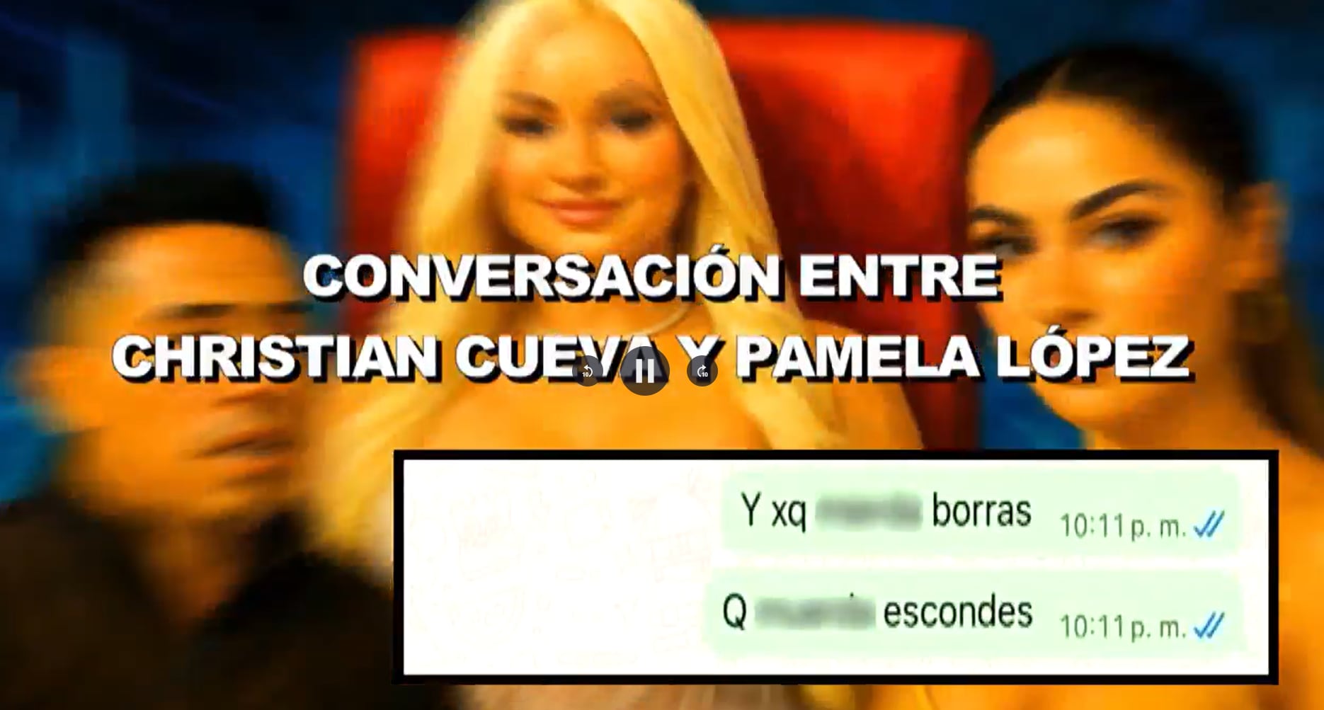 'Aladino' negó a Pamela López que en algún momento haya conocido a Nadeska Widausky. (Foto: ATV)