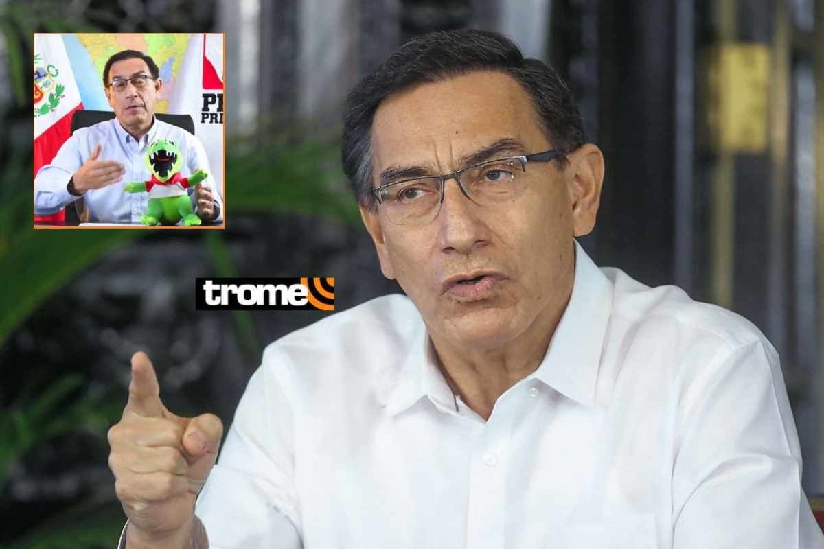 Lo llama 'el lagarto' y Martín Vizcarra saca mascotita de su agrupación. (@gec)