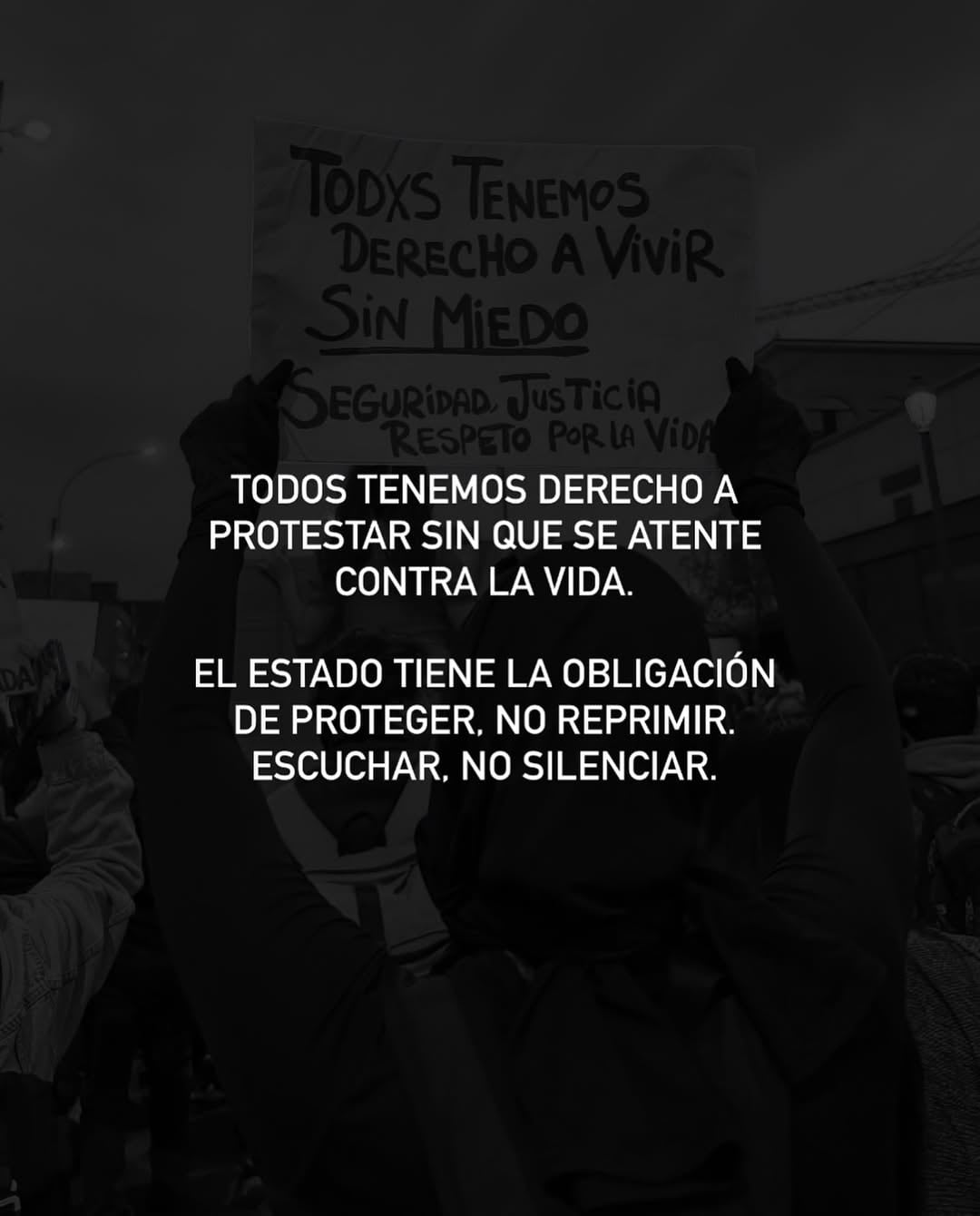 Modelo emite fuerte pronunciamiento tras la marcha de este miércoles 15 de octubre. (Instagram: @janickmaceta)