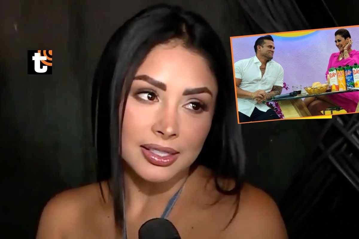 Pamela Franco respondió por la cercanía entre su ex Christian Domínguez y Karla Tarazona. (Captura ATV)