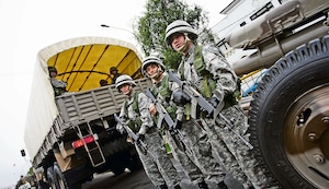 Militares a las calles