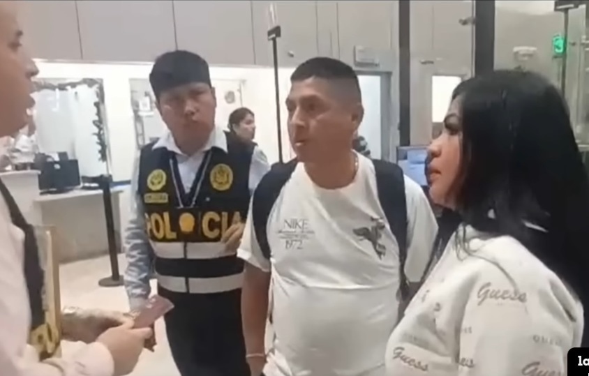 Familia fue intervenida hace unos días en el aeropuerto cuando se iban a Colombia. (Difusión)