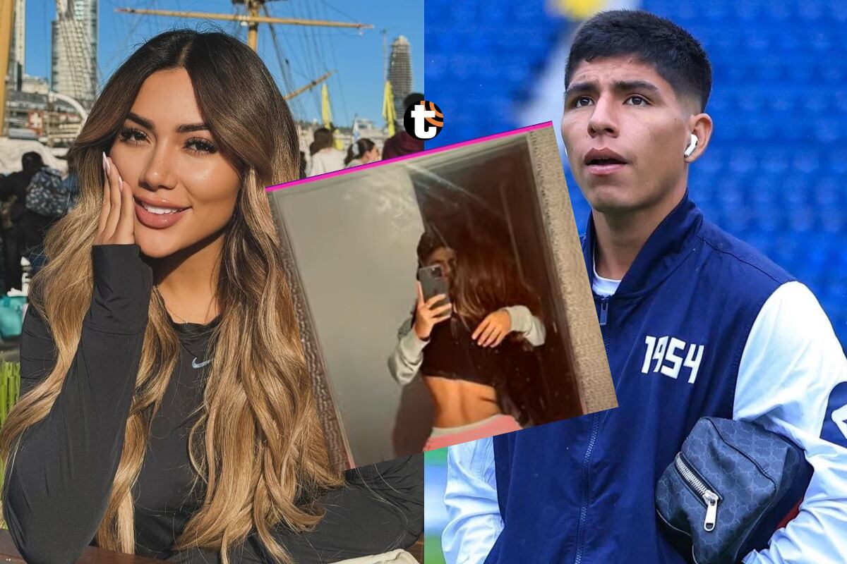 Olenka mostró foto con Piero Quispe.