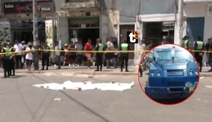 Tragedia en Gamarra: Un niño murió tras ser atropellado por camión blindado
