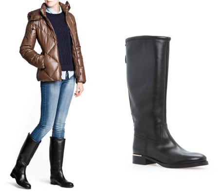 Las botas ecuestres son impresionantes.