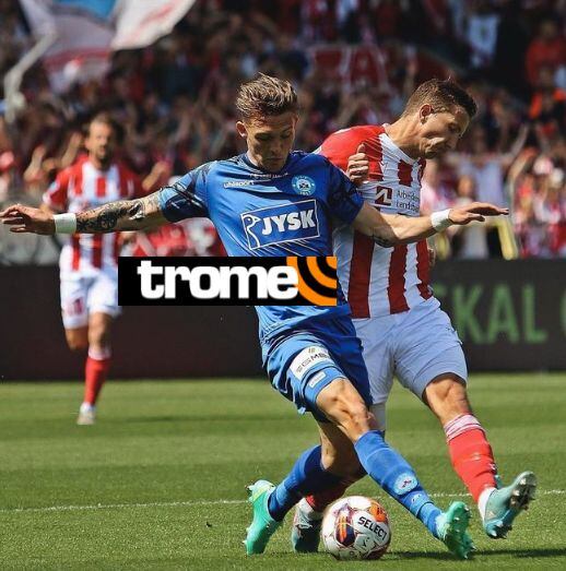 Virtuoso. Oliver Sonne es un lateral derecho con mucha proyección. Su principal cualidad, según Juan Reynoso, es su precisión en los centros.