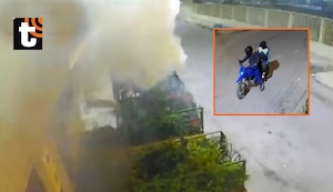 ¡Cámara capta atentado en Ancón! Extorsionadores en moto detonan explosivo en casa de comerciante