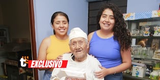 Don Lucero, de 88 años, se hizo viral en redes sociales gracias a sus deliciosos turrones y al apoyo de sus nietas. Foto: Jessica Vicente.