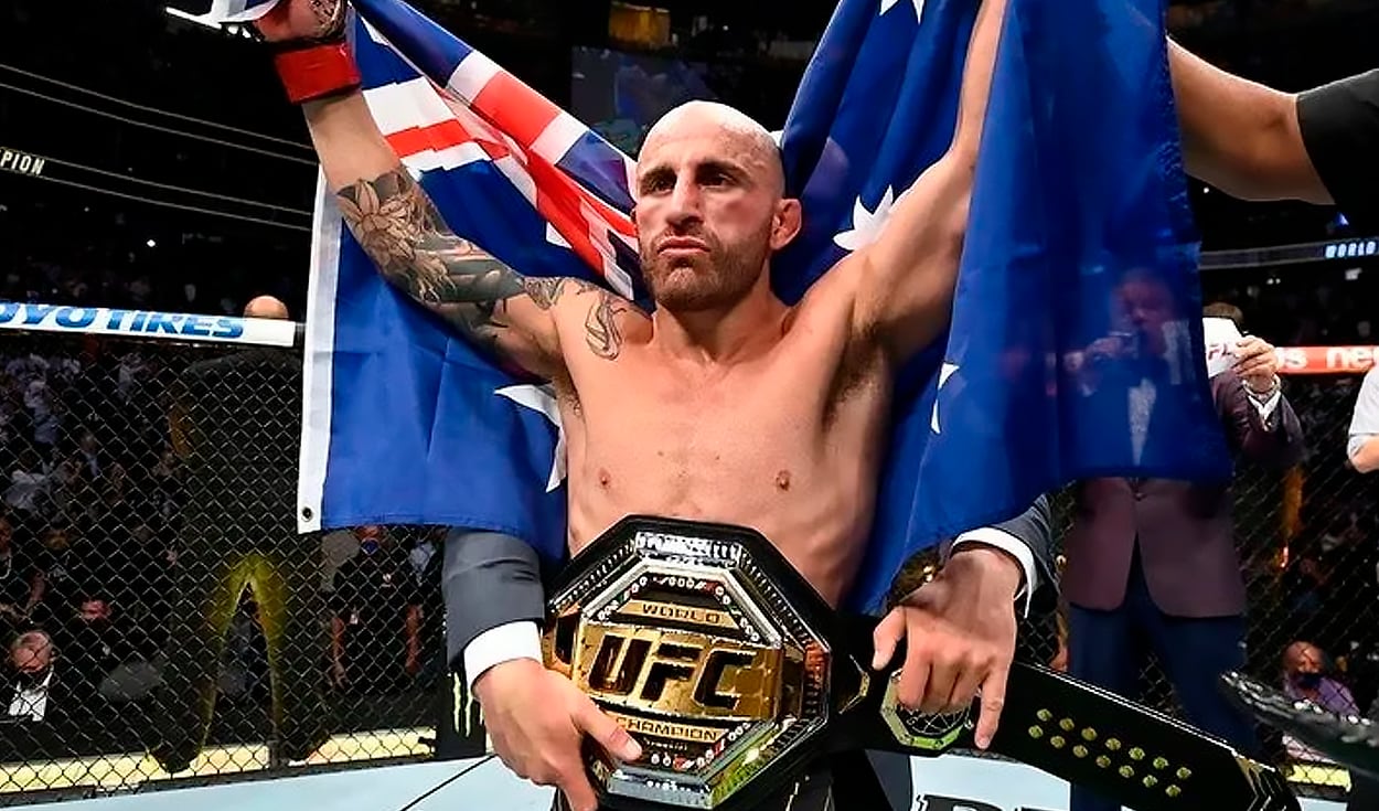 Volkanovski defiende su título del UFC (Foto: UFC)