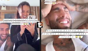 Angie Arizaga y Jota Benz reaccionan con GRITOS al anuncio de su embarazo: “¡Se jodió todo, amor!”