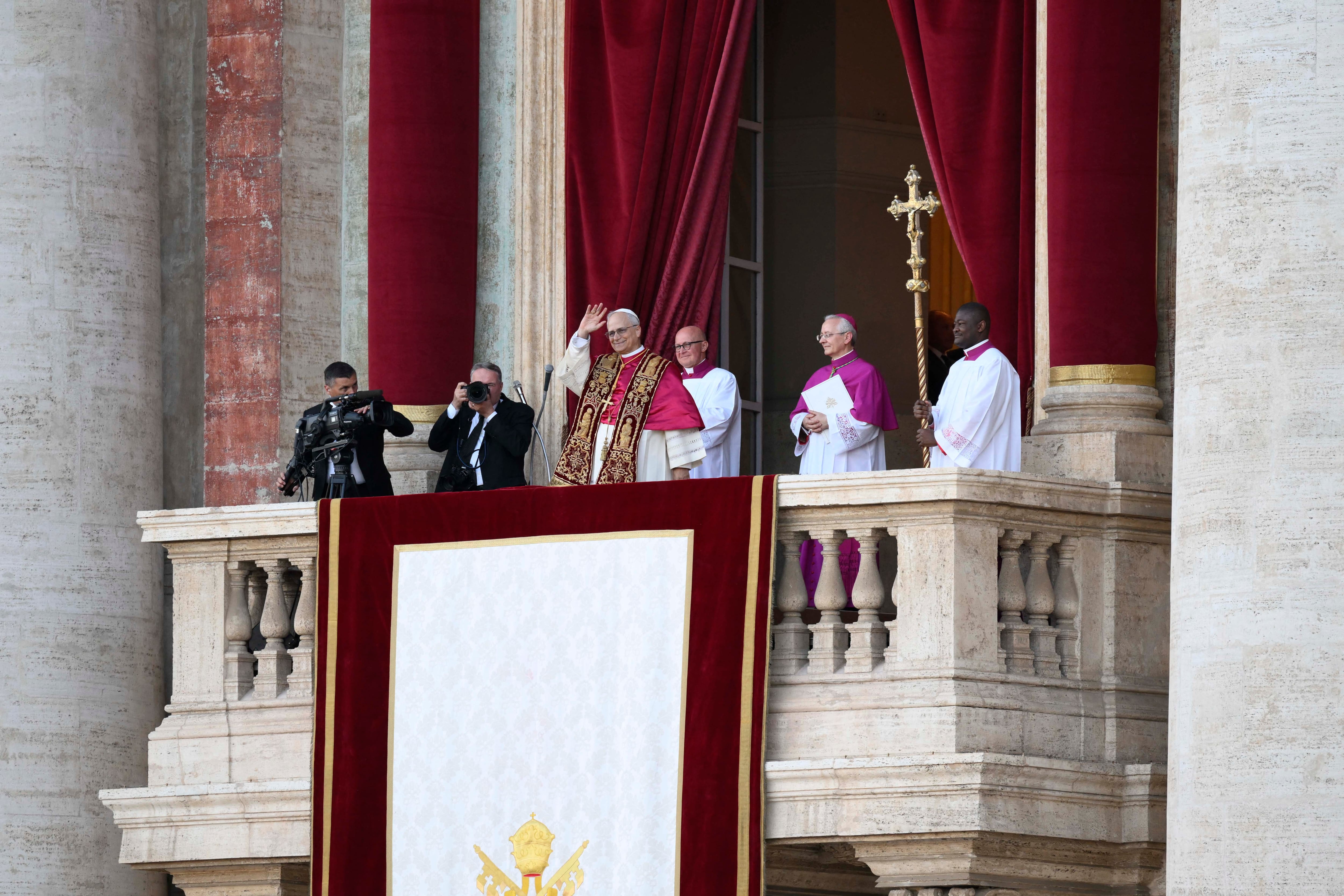 Robert Prevost, el nuevo papa León XIV (Photo by Filippo MONTEFORTE / AFP)