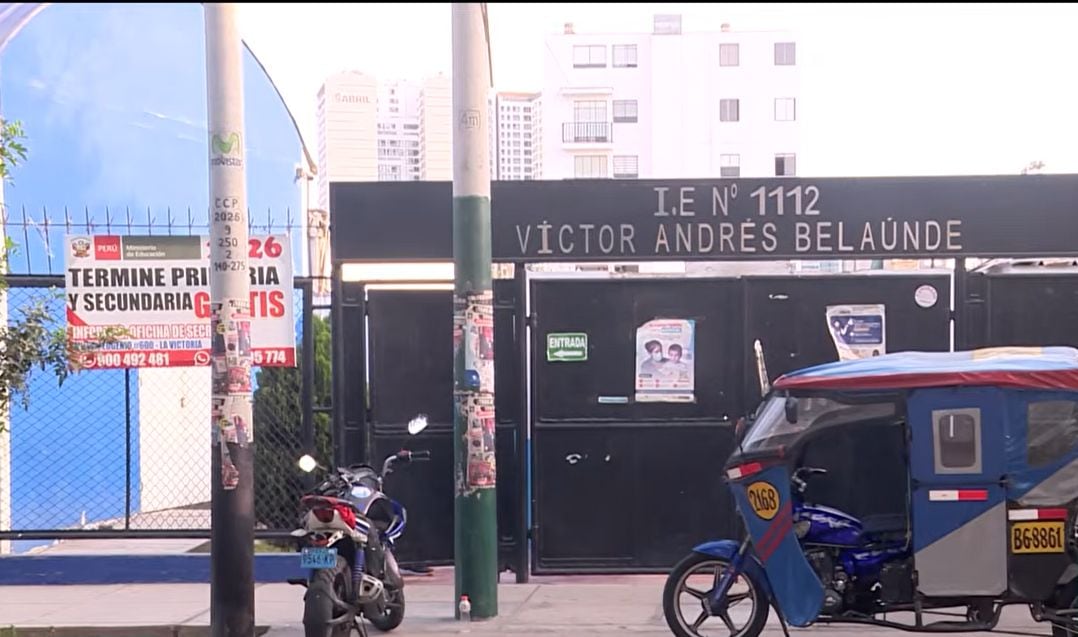 El director del colegio Víctor Andrés Belaunde de La Victoria presentó la denuncia ante las amenazas. (Latina)