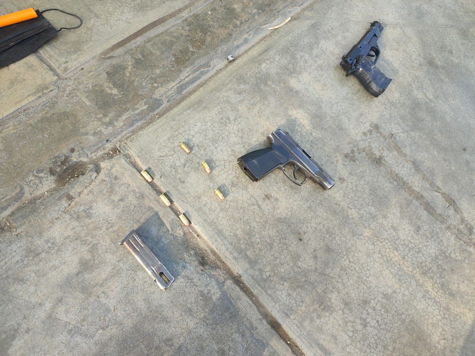 Sujetos cometían sus fechorias con armas de fuego