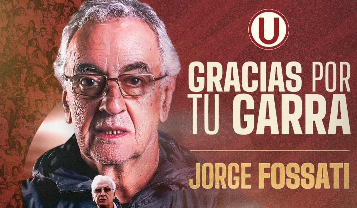 Universitario despidió a Jorge Fossati con un emotivo video que repasa sus mejores momentos en el club y reconoce el impacto que dejó durante su ciclo como entrenador.