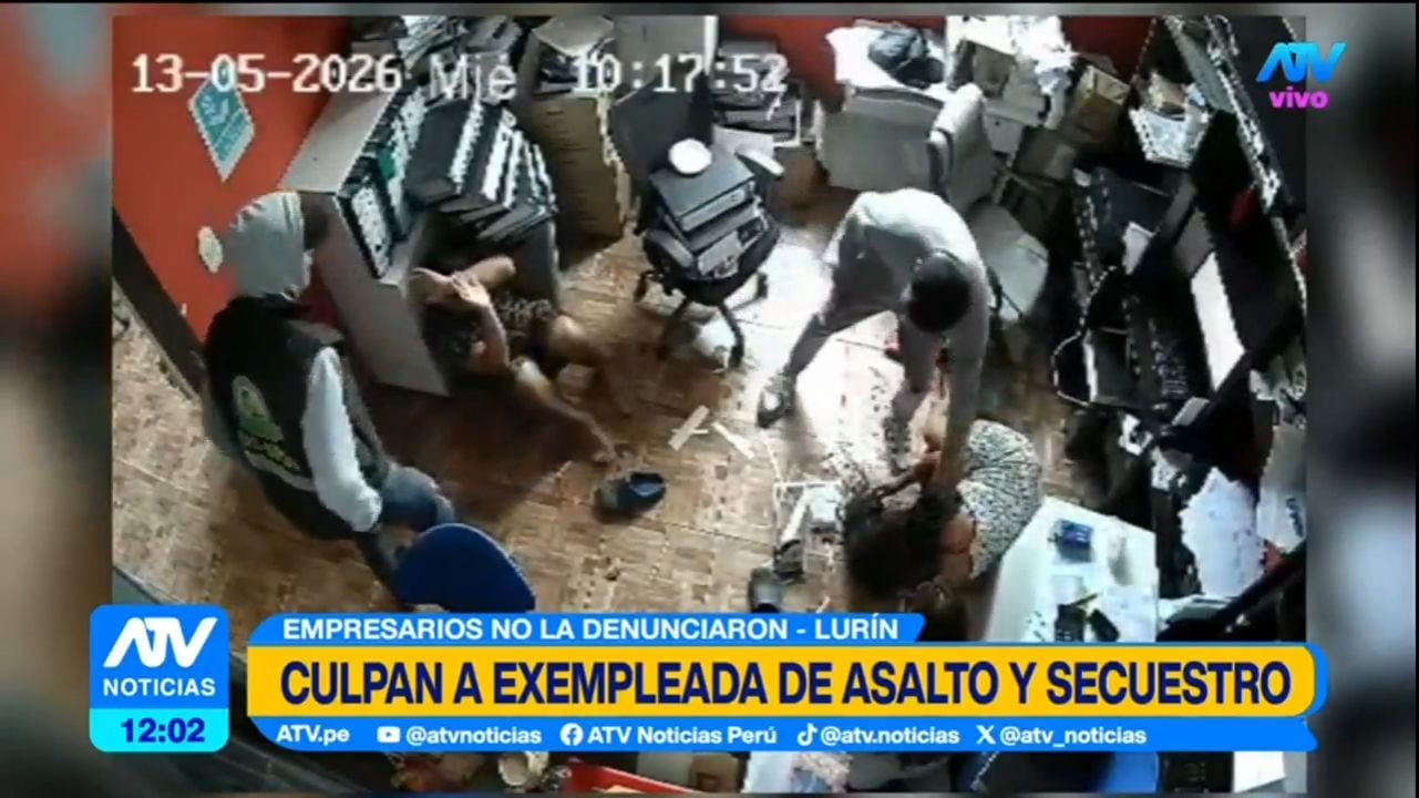 Culpan a exempleada de ser presunta autora intelectual del asalto. Foto: ATV