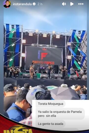 Orquesta de Pamela Franco en Moquegua