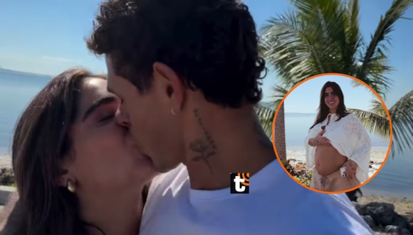 TROME- Hugo García está feliz porque será papá y se muestra cariñoso con Isabella Ladera: “Mi panzona”