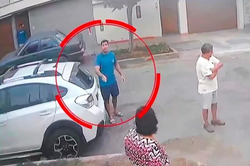 Cámaras captaron violento incidente durante operativo de fiscalización