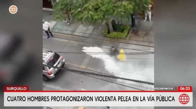 Un conflicto que parecía menor terminó fuera de control, en Surquillo.