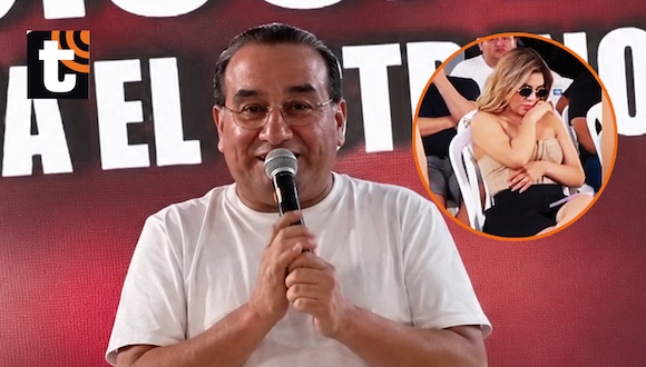 TROME - Captan a Naldy llorando mientras el director de ‘La Bella Luz’ daba polémico discurso antes de ser denunciado
