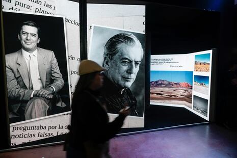 Vargas Llosa conquista Buenos Aires: inauguran muestra inmersiva sobre su vida viajera