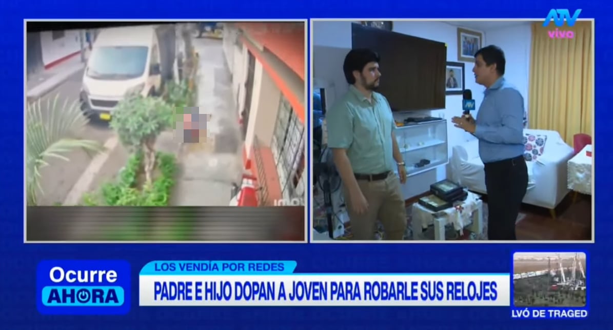 Comerciante de relojes que fue dopado y se lanzó durante asalto, fue dado de alta y da su declaración.