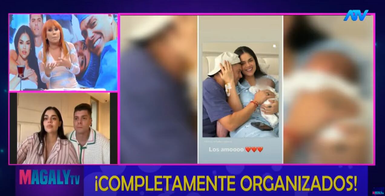 Ignacio Baladán y Natalia Segura brindan entrevista a Magaly ahora que nació su bebé.