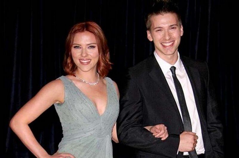 Hunter y Scarlett Johansson. (Foto: Difusión)