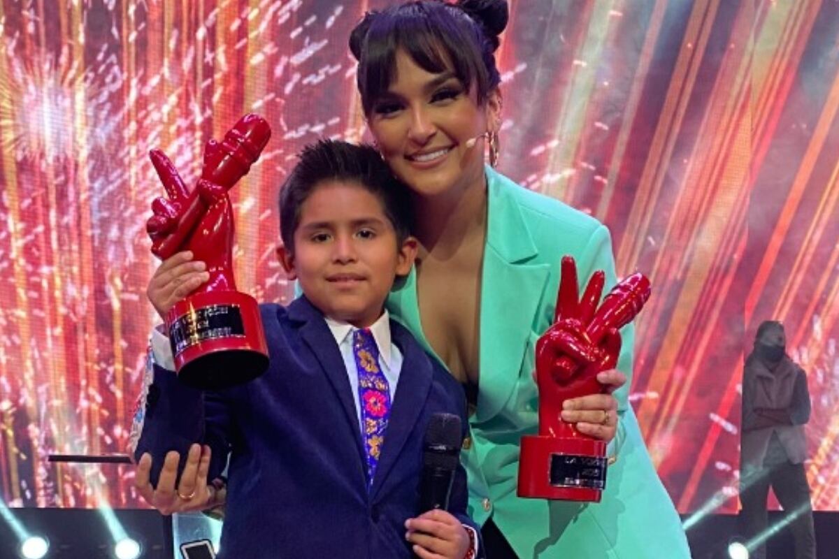 El ayacuchano Gianfranco Bustios se convirtió en el ganador de “La Voz Kids”. (Foto: Latina).