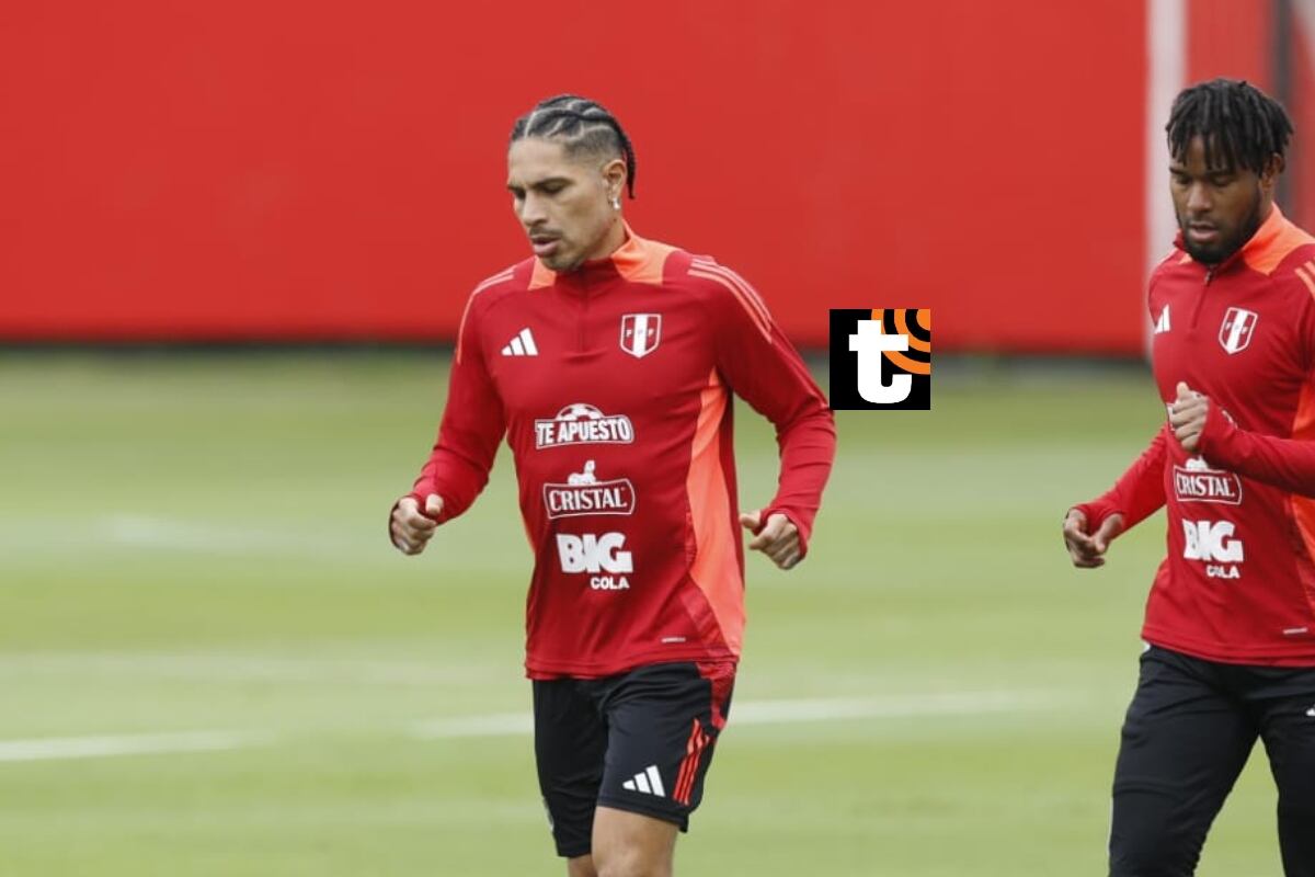 Paolo Guerrero en los entrenamientos de la selección peruana en la Videna. Fotos: GEC / @photo.gec